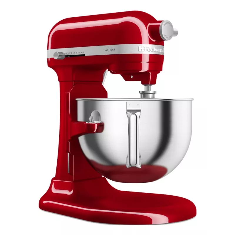 KitchenAid 5KSM60SPXEER keukenmachine 375 W grijs, rood, roestvrij staal