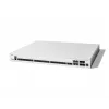 Cisco Catalyst C1300-24XS beheerde L2/L3-netwerkswitch, 24 poorten (20x 10GE SFP+ + 4x 10GE gedeelde uplinks), 480 Gbit/s, RJ-45/USB-C-console, MAC-tabel van 16.000, rackmontage, grijs