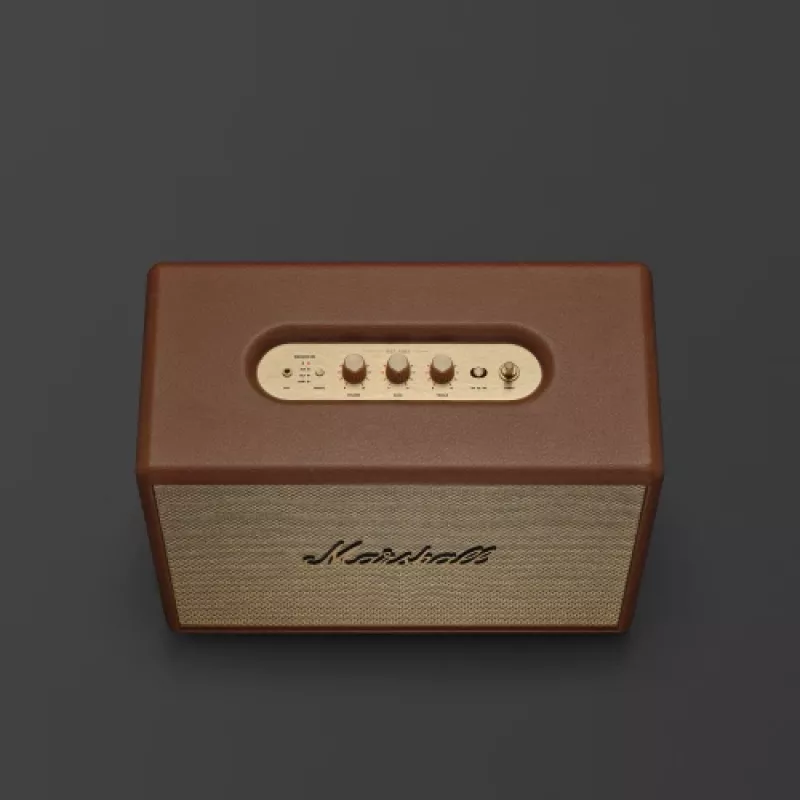 Draadloze luidspreker MARSHALL Woburn III bruin — multiroom, Bluetooth, Wi-Fi, analoge ingangen