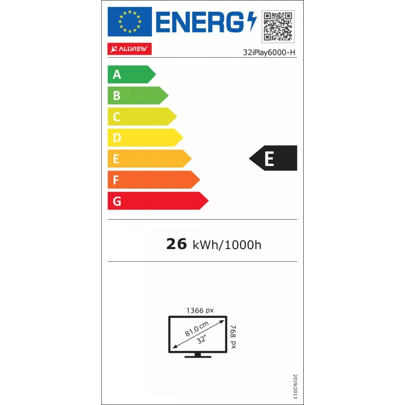 Allview 32iPlay6000-H led-tv 32 inch (81 cm)