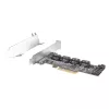 SILVERSTONE Serial ATA controller SST-ECS06 — PCIe-kaart met 6 SATA-poorten