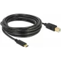 USB-kabel DeLOCK 83667 USB 2.0 4 m USB C USB B zwart