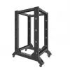 Lanberg open rack 19 18u 600x800 zwart Lanberg