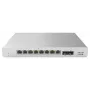 Cisco - Meraki Cloud Managed MS120-8 - switch - managed - 8 x 10/100/1000 (PoE+) + 2 x Gigabit SFP wandmontage desktop PoE+ (124 W)