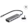 USB-hub DeLOCK 64293 Type-C 10000 Mbit/s grijs