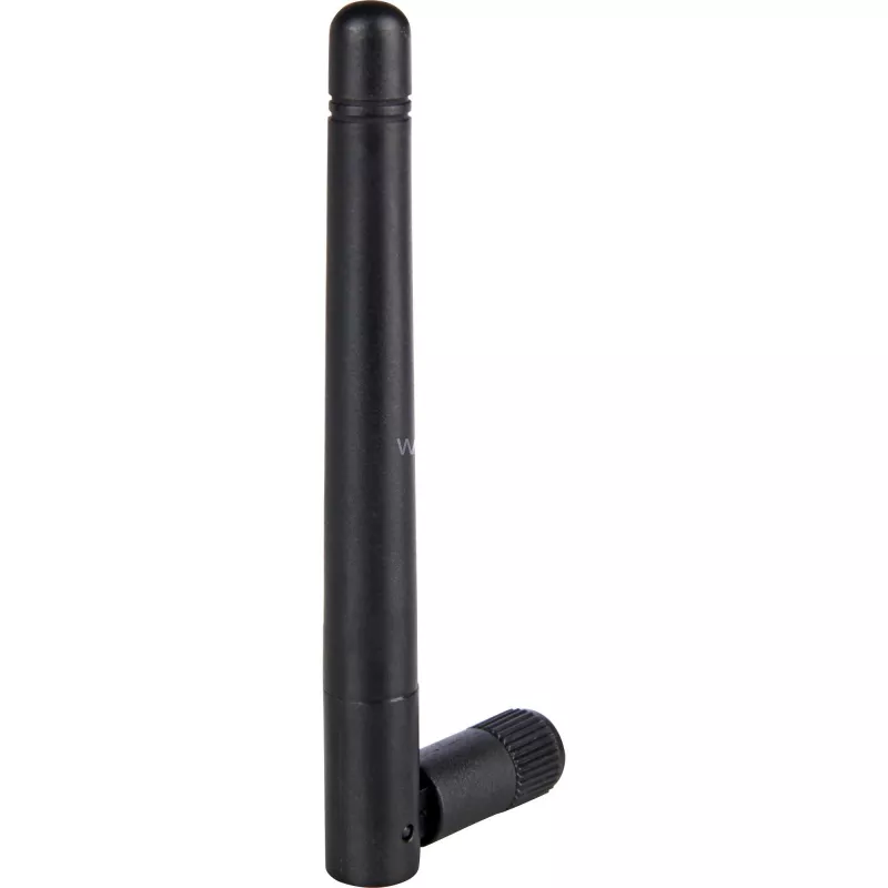 Delock 88339 Wi-Fi 802.11 b/g/n antenne, RP-SMA, 2 dBi, omnidirectioneel, kantelscharnier, zwart