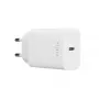 USB-C-reisoplader FIXED FIXC30N-C-WH — compacte 30W USB-C-voeding, enkelvoudige poort snelladen