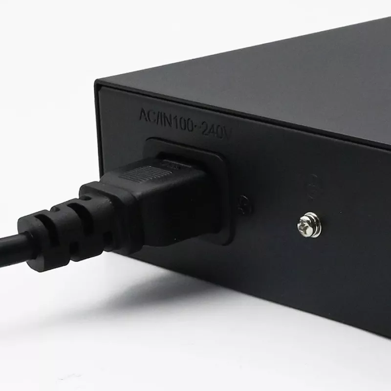 Netwerkswitch QOLTEC 52364 — Gigabit Ethernet PoE 16xRJ45, 2xSFP