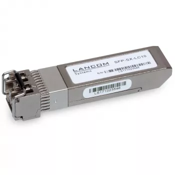 LANCOM SFP-SX-LC10 - SFP+-transceivermodule - 10 GigE - 10GBase-SX - LC multimode - tot 300 m - 850 nm (verpakking van 10)