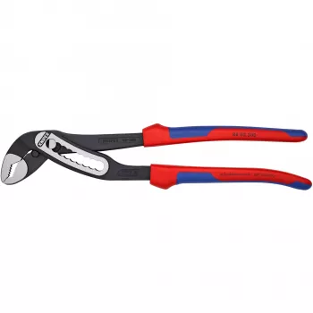 KNIPEX 88 02 300 – combinatietang met groefverbinding – 7 cm – 6 cm – staal – kunststof – blauw/rood