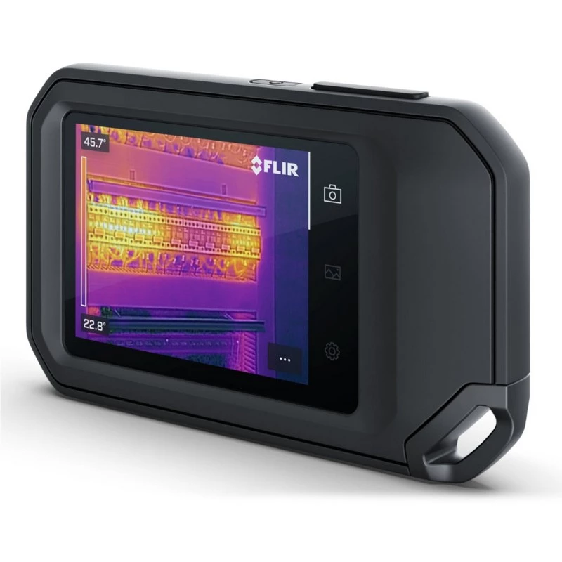 FLIR C8 compacte warmtebeeldcamera, 320x240, MSX, -20 tot 450 °C, LCD-display, Wi-Fi, zwart