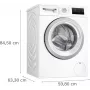 Bosch WAN2813APL Series 4 voorlader wasmachine 8 kg 1400 t/min wit
