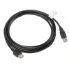 USB-kabel Lanberg CA-USBE-10CC-0030-BK 3 m USB 2.0 zwart