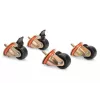Zwenkwielen Digitus DN-19 CASTOR-OR zwart brons 250 kg