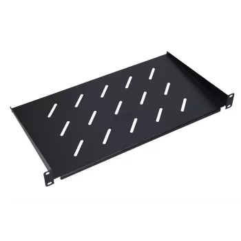 Extralink EX.14480 legplank voor 19-inch kasten, staal, zwart, 1U, 350 mm