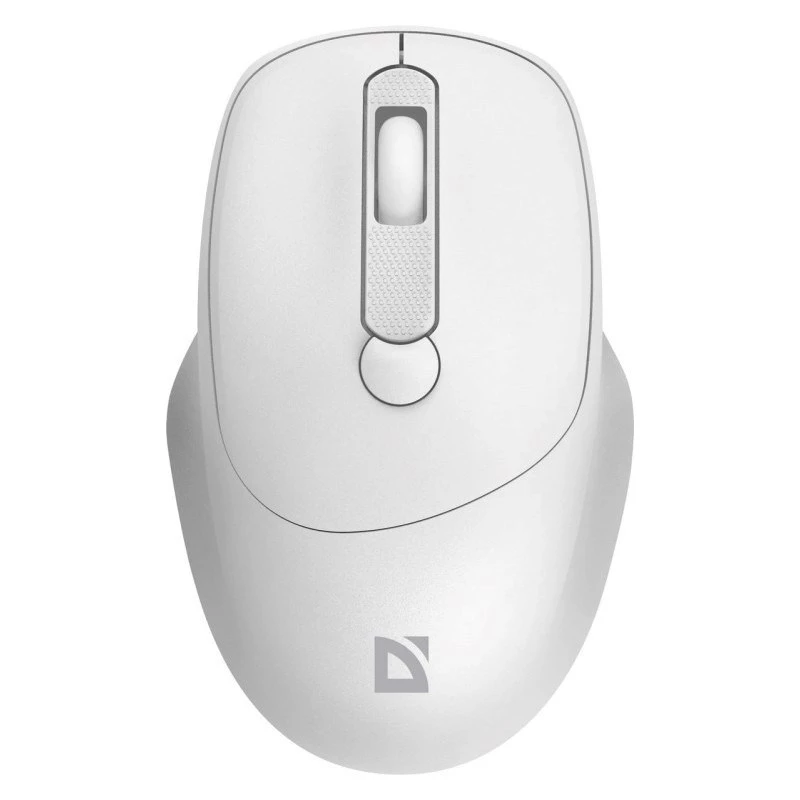 Defender Feam MM-296 52297 draadloze muis, stille klik, optisch, 1600 DPI, USB, wit