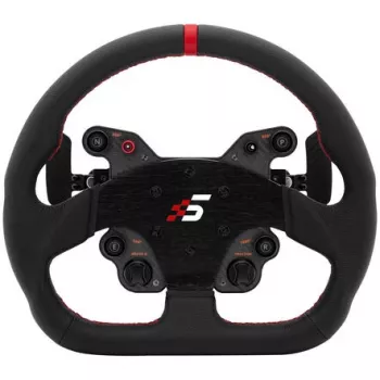 Simracing-stuurwiel Simagic GT1-SD leer, afneembaar stuurwiel voor sim-rigs, lederen grip, compatibele steekcirkelindeling
