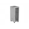 19 inch 32HE LANBERG staande serverrackkast 600×800 mm grijs met glazen deur en LCD (flat pack)