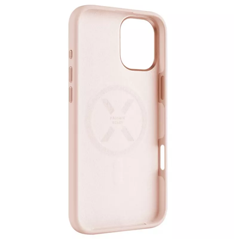 Fixed MagFlow | achterkantcover | Apple | iPhone 16 Plus | vloeibaar siliconen | roze