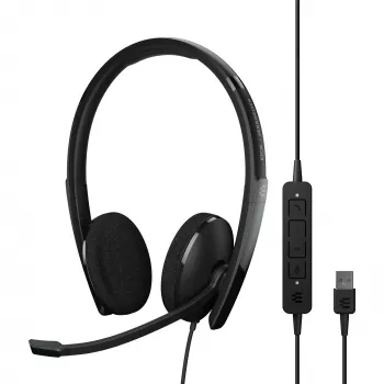 EPOS ADAPT 160 USB II headset bedraad hoofdbeugel kantoor/callcenter USB Type-A zwart