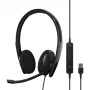 EPOS ADAPT 160 USB II headset bedraad hoofdbeugel kantoor/callcenter USB Type-A zwart