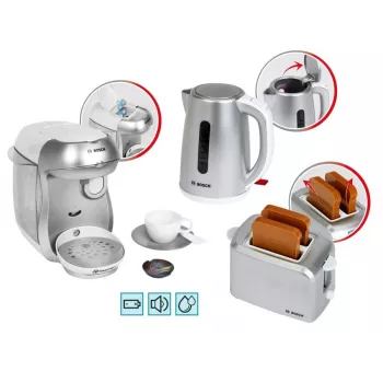 KLEIN ontbijtset zilver – rollenspel keuken ontbijtspeelset voor kinderen
