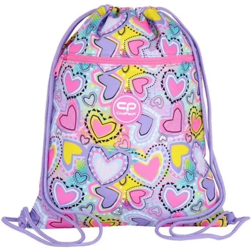 Sporttas CoolPack Vert Pastel Hearts