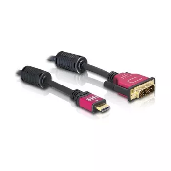 HDMI - DVI-kabel DeLOCK 84344 5,0 m