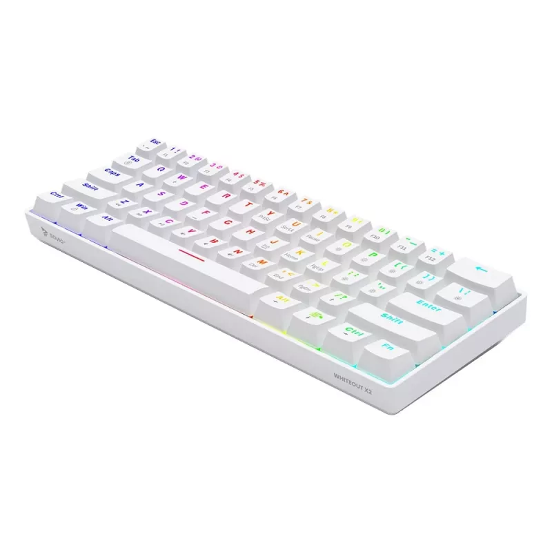 Mechanisch toetsenbord Whiteout X2, Blue Outemu, Hot Swap Savio Savgk-white