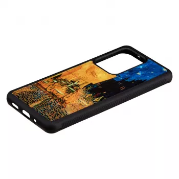 Hoes iKins voor Samsung Galaxy S20 Ultra — zwart, model 'Cafe Terrace'