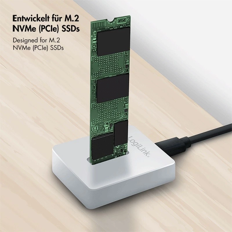 Dockingstation 1 poort USB 3.2, M.2 NVMe