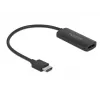 Adapter HDMI-A stekker naar DisplayPort bus 4K 60 Hz DeLOCK 63206