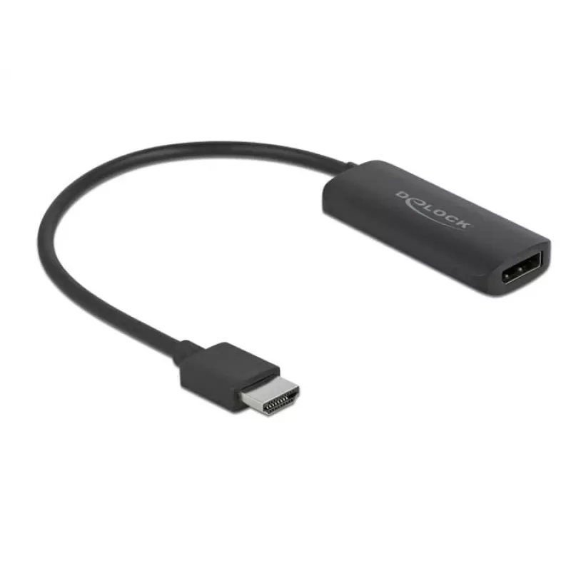 Adapter HDMI-A stekker naar DisplayPort bus 4K 60 Hz DeLOCK 63206