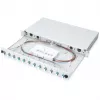 GLASVEZEL-LASBOX LC OS2 1U 12XLC OS2 PIGTAILS KOPPELING