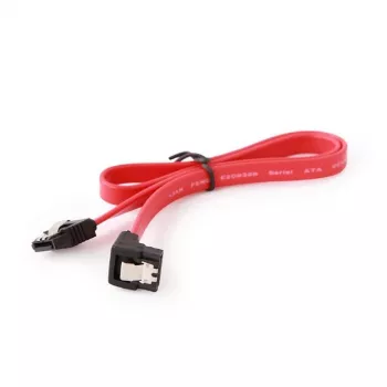 SATA-III-kabel Gembird CC-SATAM-DATA90-0.1M 0,1 m stekker/stekker, rood