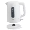 Elektrische waterkoker Adler AD 1379w — 1,7 L, tot 2200 W, wit, 360°-voet, polypropyleen