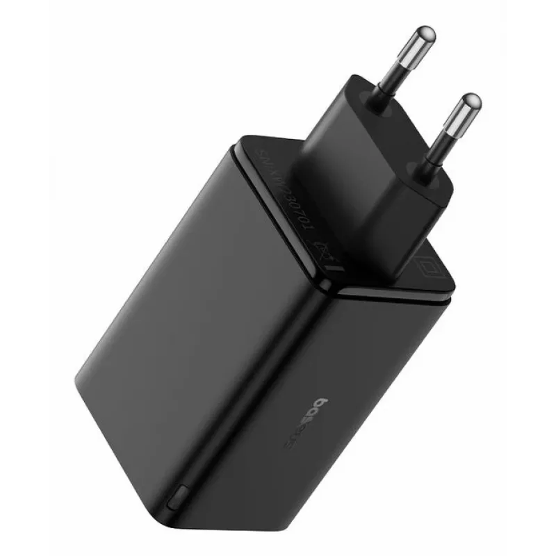 Baseus GaN6 Pro universele zwarte AC-snellader voor binnen