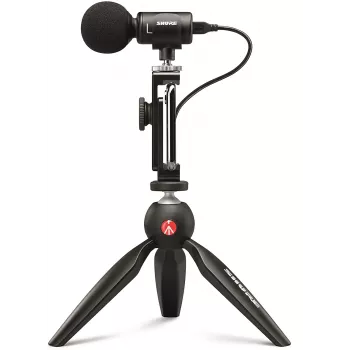 Shure MV88+ VIDEO KIT zwart tafelmicrofoon