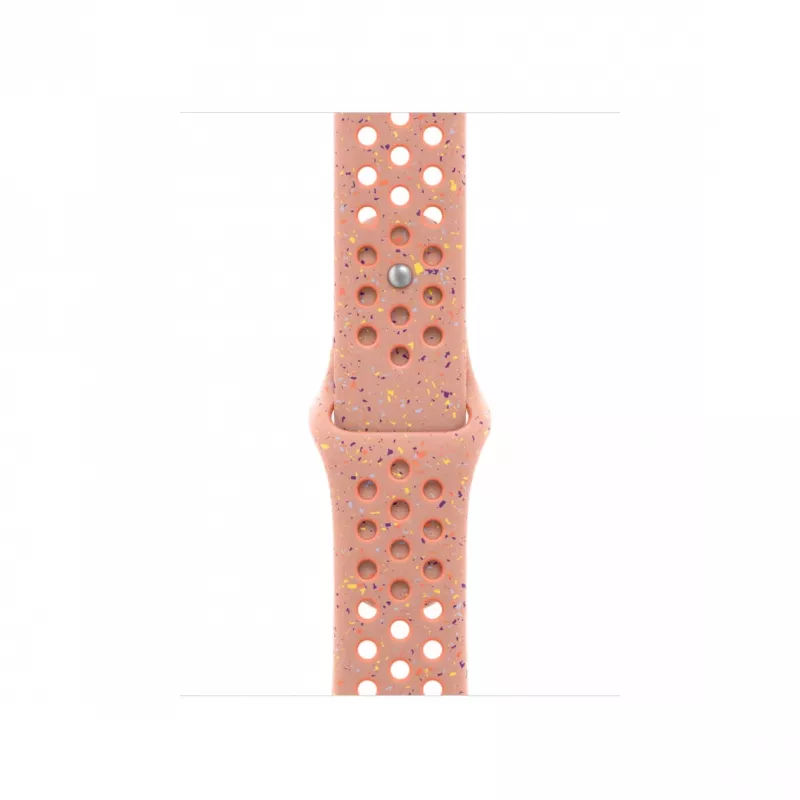 Band Apple MGA64ZM/A smart wearable accessoire roze aluminium fluorelastomeer