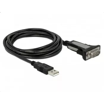 DELOCK Adapter USB 2.0 Type-A naar 1 x Serieel RS-232 DB9 3 m