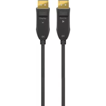 Goobay 64868 DisplayPort-kabel 30 m zwart (64868)