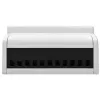 Qoltec driefasige bidirectionele elektronische meter | DIN-rail energieverbruiksmeter | 400V | 100A | LCD | 4P