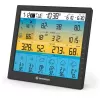 Bresser 7003220 Weather Center 7-in-1 Solar 6-Day 4cast Pro SF digitaal weerstation, LCD, zwart