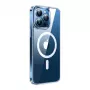 Beschermhoesje magnetisch Torras GUARDIAN voor iPhone 15 Pro Clear Diamond-finish