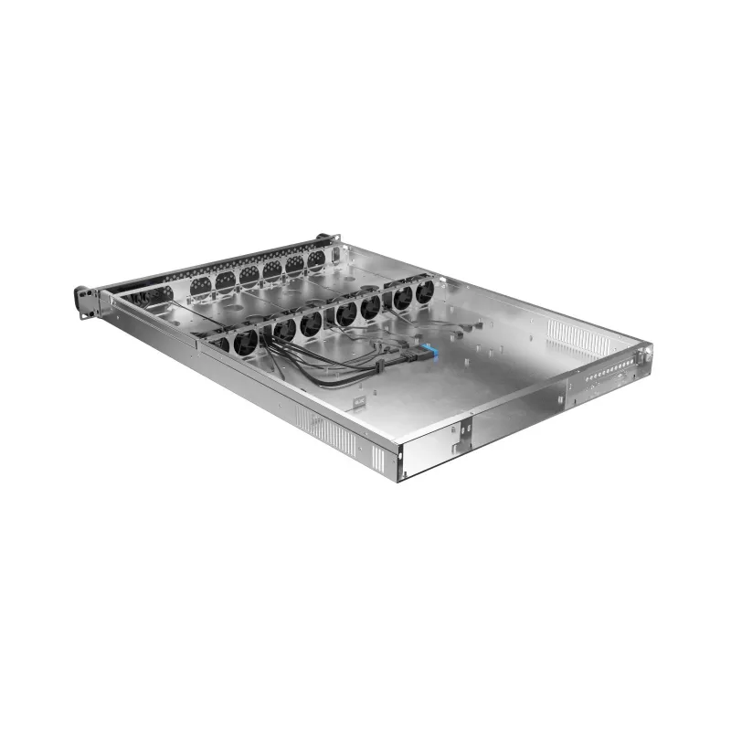 Rack-behuizing Lanberg SC01-6501-12B 1U zwart 8 ventilatoren HDD SSD