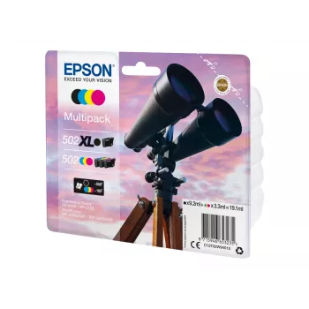 Epson 502XL originele inkt multipack, zwart/cyaan/magenta/geel, 4x (C13T02W94020)
