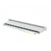 Lanberg PPS7-1024-S patchpaneel 19 inch 1U, 24 poorten, Cat7, FTP afgeschermd, grijs