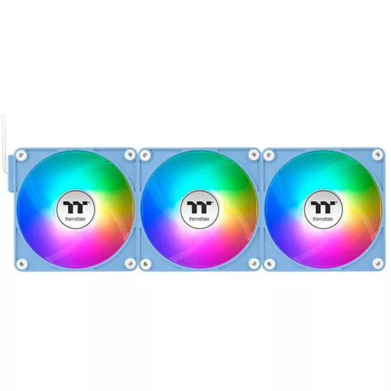 Thermaltake CT140 EX Reverse ARGB 140mm behuizingsventilator 3-pack hortensiablauw