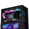 Corsair FRAME 4000D LCD RS pc-behuizing, midi-tower, ATX, ARGB, gehard glas - zwart