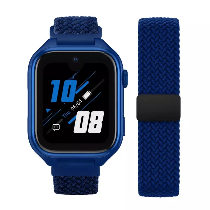 Smartwatch Stelio Junior Pro AI 4G ST-SWJ102-NB — marineblauw, 4G-connectiviteit